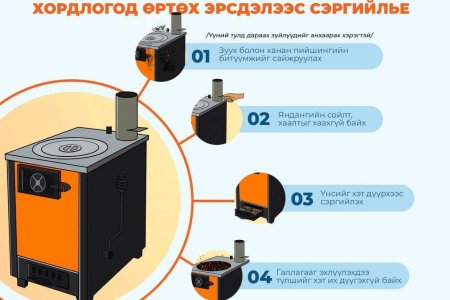 Зуух, пийшинг зөв ашиглаж угаарын хийн хордлогоос сэргийлье! 