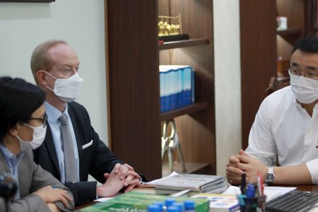 Хотын дарга Европын сэргээн босголт, хөгжлийн банкны суурин төлөөлөгчийг хүлээн авч уулзлаа