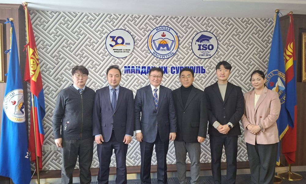 DELEGATES FROM DAEGU UNIVERSITY, THE REPUBLIC OF KOREA, VISIT MANDAKH UNIVERSITY