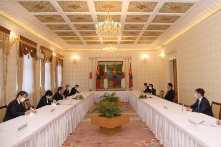 ЕРӨНХИЙ САЙД У.ХҮРЭЛСҮХЭД ЯПОН УЛСЫН ГАДААД ХЭРГИЙН САЙД БАРААЛХАВ