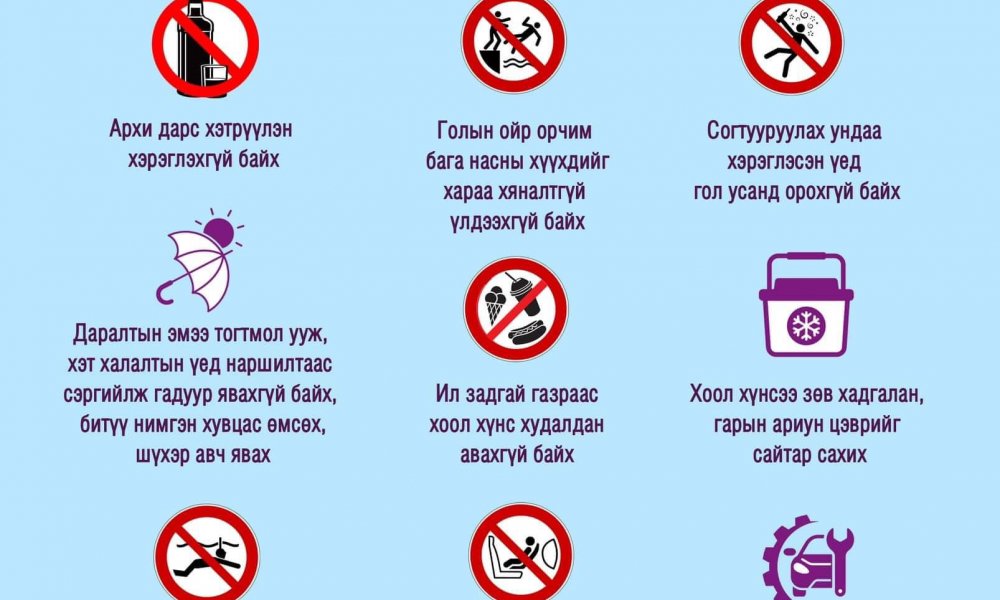 БАЯР НААДМЫН ӨДРҮҮДЭД АЛИВАА ЭРСДЭЛЭЭС УРЬДЧИЛАН СЭРГИЙЛЭХ ЗӨВЛӨМЖ