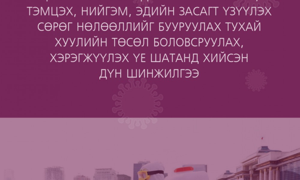Коронавируст халдвар (Ковид-19)-ын цар тахлаас урьдчилан сэргийлэх, тэмцэх, нийгэм, эдийн засагт үзүүлэх сөрөг нөлөөллийг бууруулах тухай хуулийн төсөл боловсруулах, хэрэгжүүлэх үе шатанд хийсэн дүн шинжилгээ