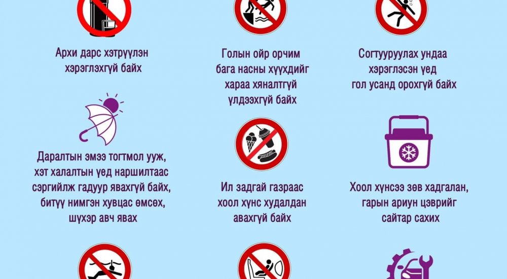 БАЯР НААДМЫН ӨДРҮҮДЭД АЛИВАА ЭРСДЭЛЭЭС УРЬДЧИЛАН СЭРГИЙЛЭХ ЗӨВЛӨМЖ
