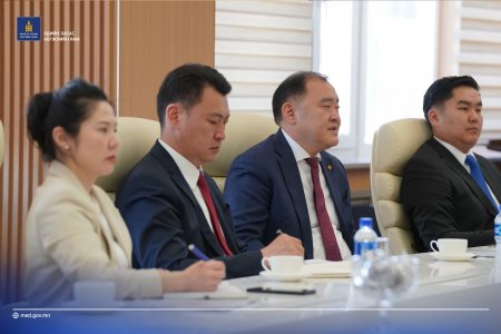 МОНГОЛ УЛСЫН ТЭРГҮҮН ШАДАР САЙД БӨГӨӨД ЭДИЙН ЗАСАГ, ХӨГЖЛИЙН САЙД Л.ГАНТӨМӨР ЯПОН УЛСААС МОНГОЛ УЛСАД СУУГАА ОНЦ БӨГӨӨД БҮРЭН ЭРХТ ЭЛЧИН САЙД МАСАРҮ ИГАВАХАРАГ ХҮЛЭЭН АВЧ УУЛЗЛАА