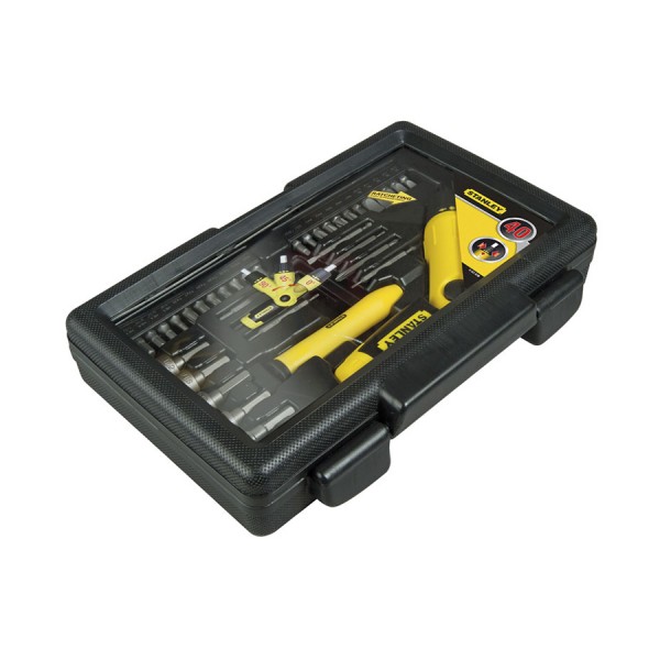 Ratcheting Screwdriver Pistol Grip kit Set of 39 pc | Stanley 0-63-038