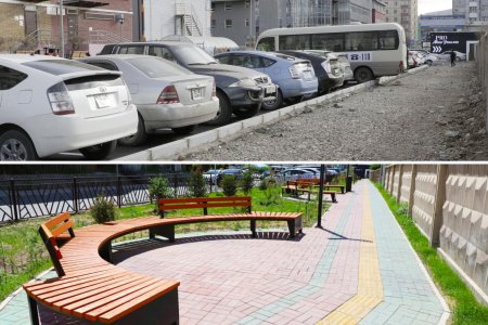 Баянзүрх дүүргийн 25 дугаар хороонд гарааш буулгаж, нийтийн зориулалтаар тохижууллаа