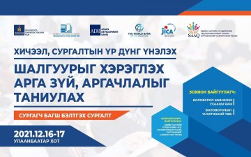 ХИЧЭЭЛ СУРГАЛТЫН ҮР ДҮНГ ҮНЭЛЭХ ШАЛГУУРЫГ ХЭРЭГЛЭХ АРГА ЗҮЙ, АРГАЧЛАЛЫГ ТАНИУЛАХ