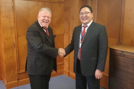 ТӨРИЙН НАРИЙН БИЧГИЙН ДАРГА Д.ДАВААСҮРЭН НҮБ-ЫН ЕВРОПЫН ЭДИЙН ЗАСГИЙН КОМИССЫН АЛБАНЫ ХҮМҮҮСТЭЙ УУЛЗАВ