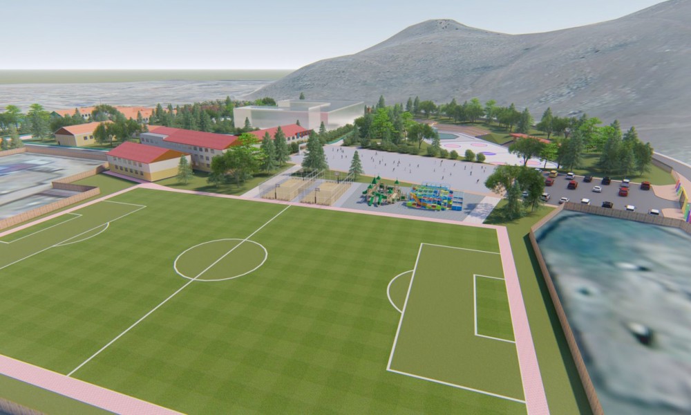 “Тосонцэнгэл сумын 1-р арван жилийн сургуулийн гадна талбайн тохижилт”