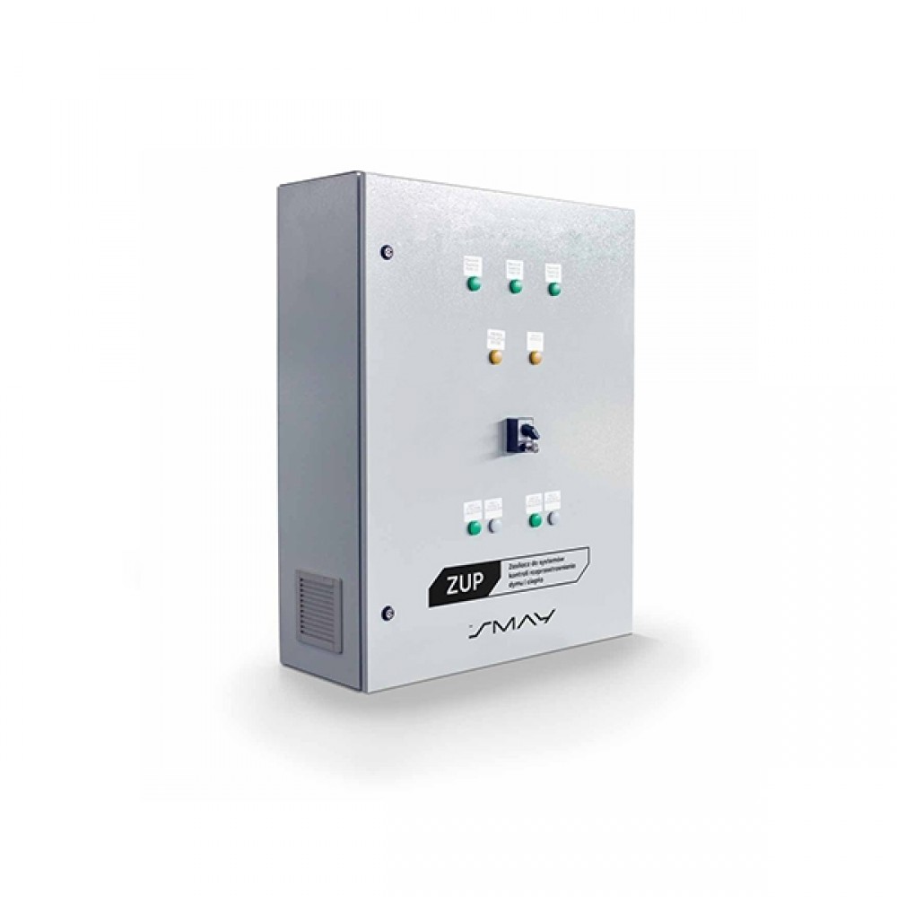 ZUP type power supply for smoke and heat control systems