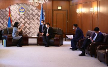 Education Minister meets Head of UNFPA Mongolia Country Office