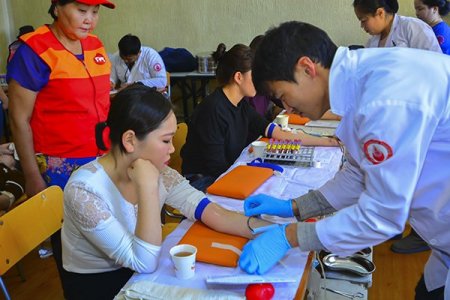 Annual blood-donor day 