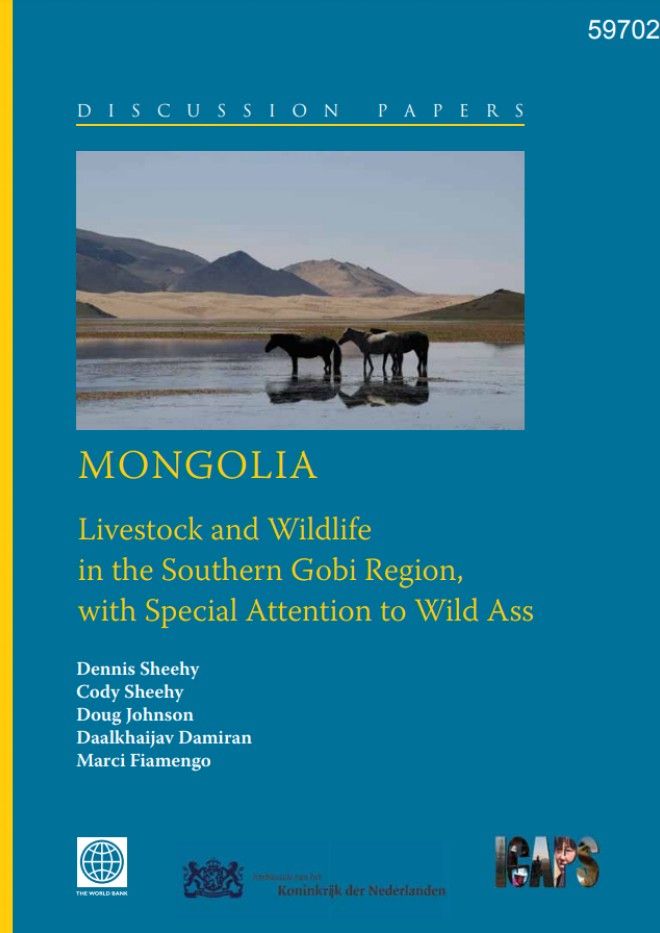 Mongolia: Livestock and Wildlife in the Southern Gobi Region, with Special Attention to Wild Ass