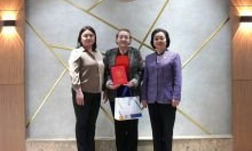 Congratulations to O. Burmaa on National Recognition
