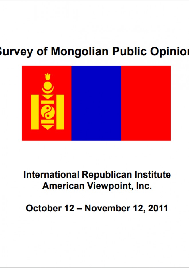 Survey of Mongolian Public Opinion