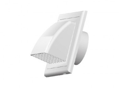 Exhaust grille with backdraft damper