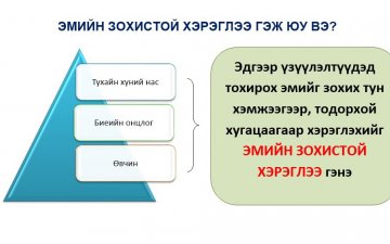 ЭМИЙГ ЗОХИСТОЙ ХЭРЭГЛЭХИЙГ ИРГЭН БҮРТ УРИАЛЖ БАЙНА 