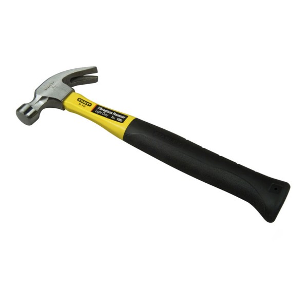 Curved Claw Fiberglass Nailing Hammer | Stanley 1-51-112