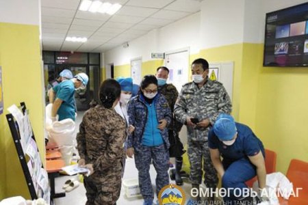 Онцгой байдлын газрын дарга Ноён суманд ажиллалаа
