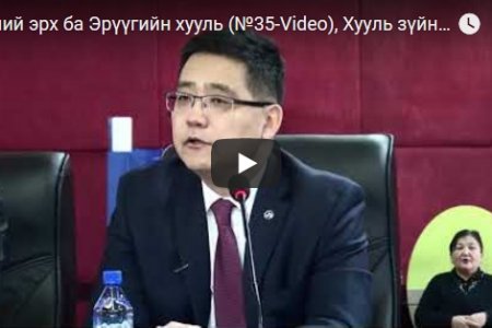 Хүний эрх ба Эрүүгийн хууль (№35-Video), Хууль зүйн ухааны Доктор, Профессор, Ж.Эрдэнэбулган