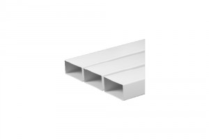 Flat ventilation ducts