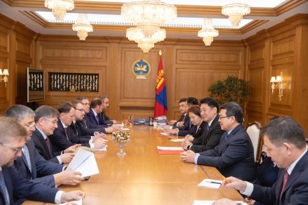 Ерөнхий сайд У.Хүрэлсүх ОХУ-ын Засгийн газрын орлогч дарга А.В.Гордеевийг хүлээн авч уулзлаа