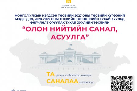 “ДУНД ХУГАЦААНЫ ТӨСВИЙН ХҮРЭЭНИЙ МЭДЭГДЭЛ