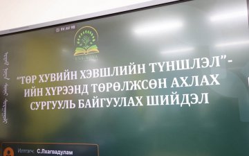 БОЛОВСРОЛЫН САЙД Л.ЭНХ-АМГАЛАН АМРАЛТЫН ӨДРҮҮДЭД АЧААЛАЛ ИХТЭЙ СУРГУУЛИУДАД АЖИЛЛАЖ БАЙНА
