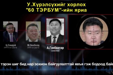Ц.Сандуйн ярилцлага олон улстөрчдийн үнэн төрхийг илчилж, 60 тэрбумыг дахин өөр өнцгөөс харах боломж олголоо