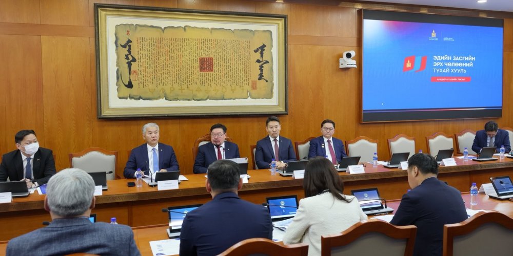Эдийн засгийн хөгжлийн зөвлөлөөр Эдийн засгийн эрх чөлөөний тухай хуулийн төслийг хэлэлцлээ