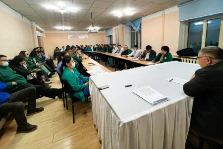 АЙМГИЙН НЭГДСЭН ЭМНЭЛЭГТ ЭРҮҮЛ МЭНДИЙН ГАЗРЫН ДАРГА Н.САКЕН АЖИЛЛАЛАА.