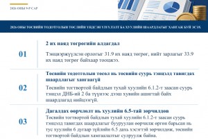 Монгол Улсын 2026 оны төсвийн тодотголын төсөлд өгсөн аудитын дүгнэлтийн хураангуй - Инфографик