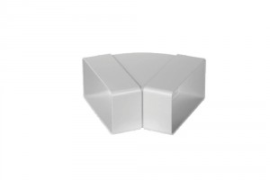 Horizontal elbow 45°