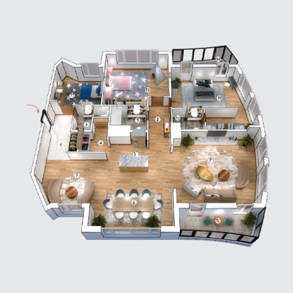 4 өрөө орон сууц