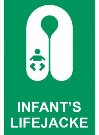 Infant’s lifejacke sign
