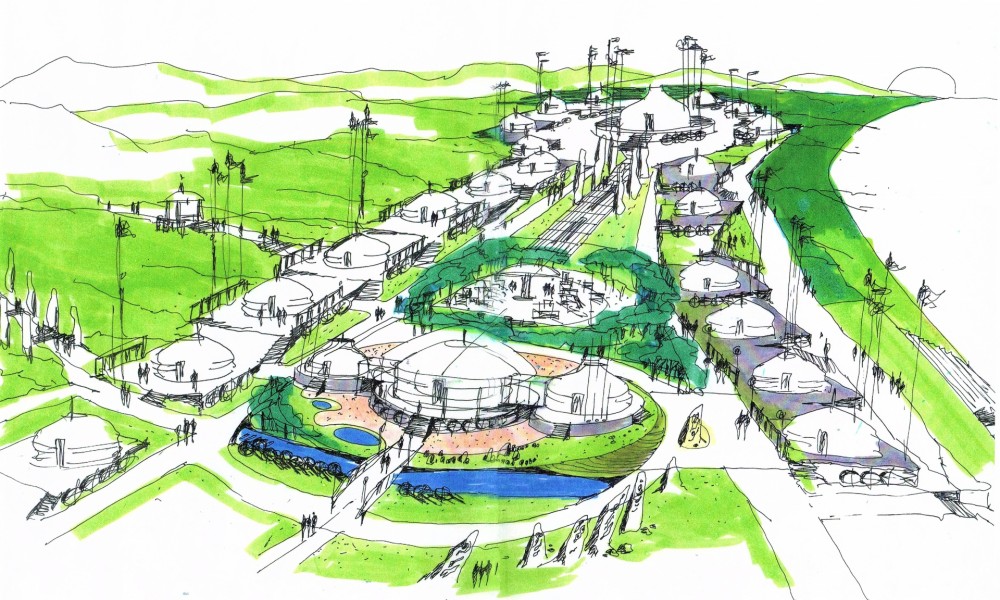 Дэлхийн / Төв Азийн/ нүүдэлчдийн түүх соёлын музей, аялал жуулчлалын цогцолборын хэсэгчилсэн ерөнхий төлөвлөгөө