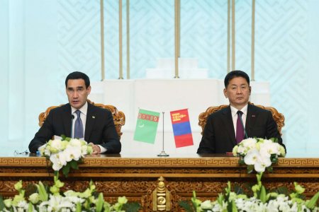Монгол, Туркменистан Улс хамтын ажиллагаагаа хөгжүүлэх тухай хамтарсан мэдэгдэл гаргалаа