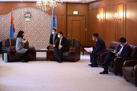 Education Minister meets Head of UNFPA Mongolia Country Office