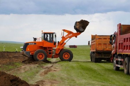 Өндөрхаан-Норовлин чиглэлийн 130 км хатуу хучилттай авто замын ажил эхэлжээ