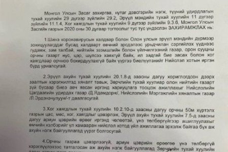 Олон нийтийн газар цэр шүлсээ хаясан иргэнд хариуцлага тооцно