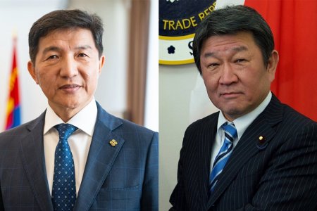ЯПОН УЛСЫН ГАДААД ХЭРГИЙН САЙД МОТЭГИ ТОШИМИЦҮ МОНГОЛ УЛСАД АЙЛЧИЛНА