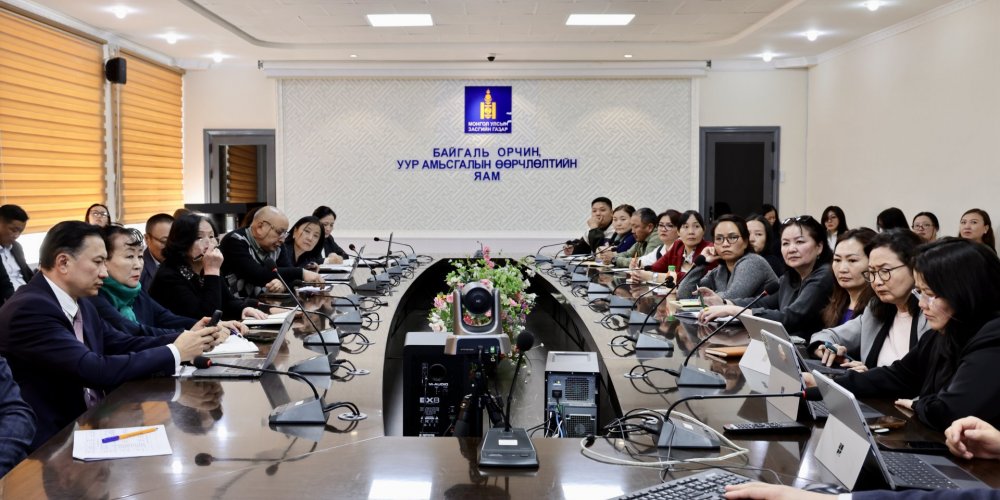 “МОНГОЛ УЛСЫН ХӨГЖЛИЙН 2027 ОНЫ ТӨЛӨВЛӨГӨӨ”-НИЙ ТӨСЛИЙН ХҮРЭЭНД ОЛОН ТАЛТ ХЭЛЭЛЦҮҮЛЭГ ЗОХИОН БАЙГУУЛЛАА