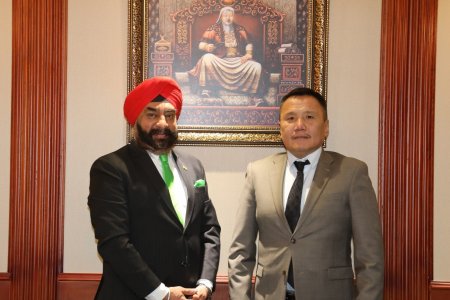 Indian Ambassador H.E Mohinder Pratap Singh visited the IAAC
