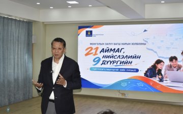 БОЛОВСРОЛЫН САЙД Л.ЭНХ-АМГАЛАН МОНГОЛЫН ЗАЛУУ БАГШ НАРЫН ХОЛБООНЫ 21 АЙМАГ, НИЙСЛЭЛИЙН 9 ДҮҮРГИЙН САЛБАР ЗӨВЛӨЛИЙН ТЭРГҮҮЛЭГЧ 30 БАГШТАЙ УУЛЗЛАА