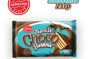 Choco бүрмэл вафли 25гр