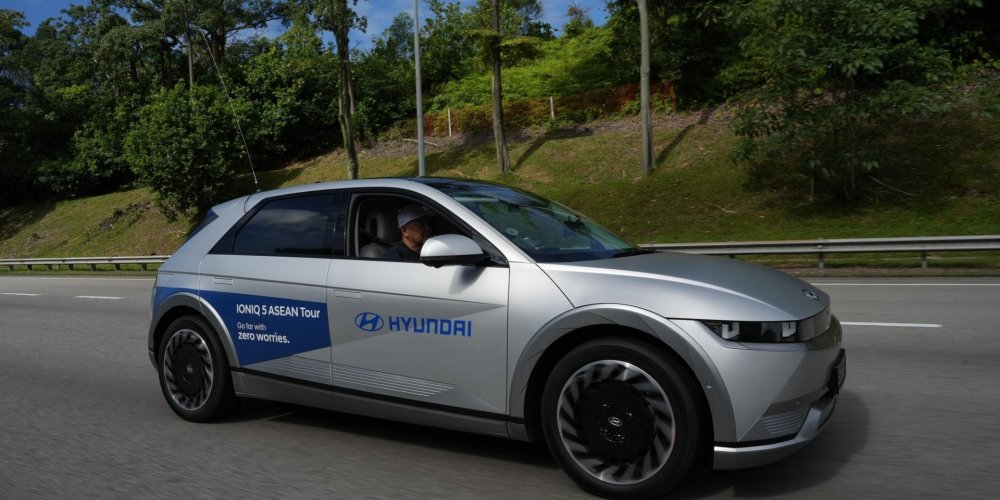 Hyundai IONIQ 5 will travel 2,751 km across 5 ASEAN countries.
