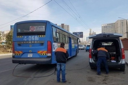 Тээврийн хэрэгслүүдэд утааны хэмжилт хийж эхэллээ