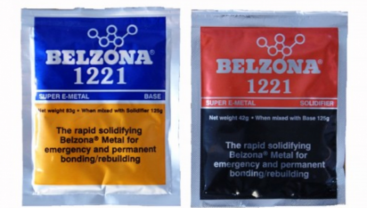 Belzona 1221 Super E-Metal Emergency Repair Kit - 125g Fast-Cure Epoxy For Metal Pipes & Tanks
