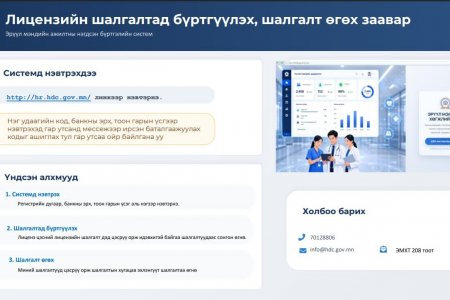 Лицензийн шалгалт өгөх программ шинэчлэлттэй холбоотой нэвтрэх, шалгалтад бүртгүүлэх заавар 