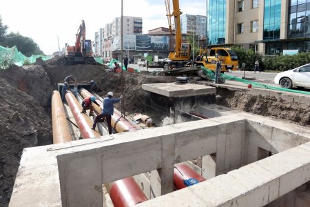 10 дугаар хорооллоос Сүлжмэл хүртэлх дулааны шугамын ажил төлөвлөсөн хугацаандаа дуусна